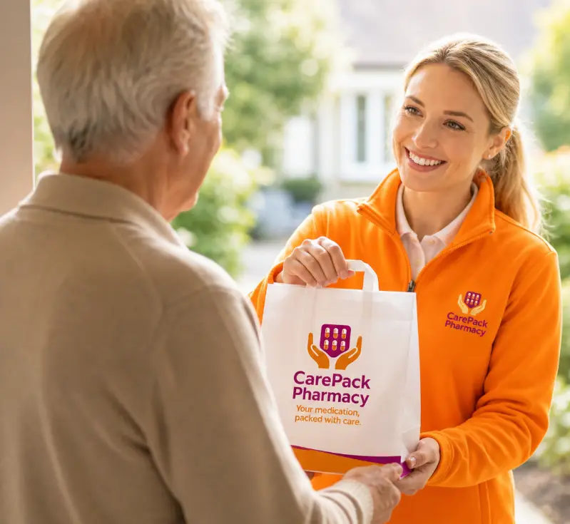 Female pharmacist with folded arms